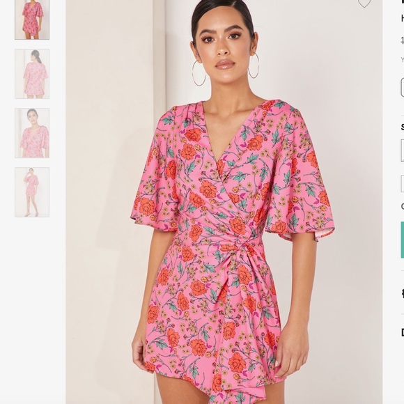 Finders Keepers Dresses & Skirts - Finders Keepers Hana floral print wrap mini dress